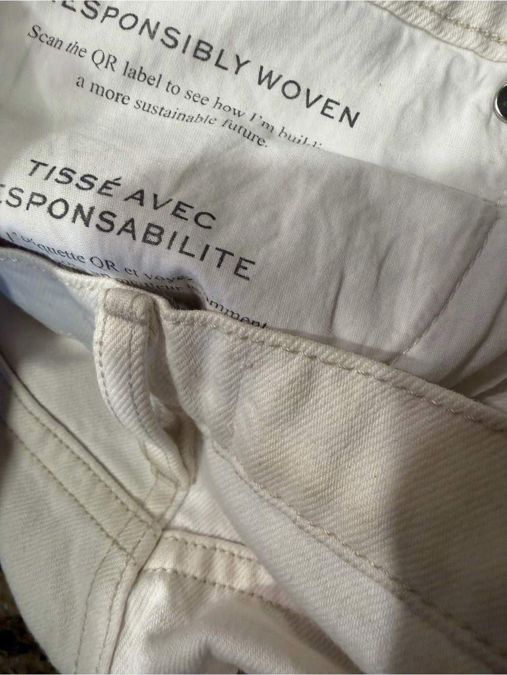 Frame Denim Men's Cream Chinos
